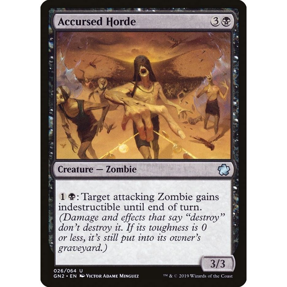Image for Accursed Horde (26) (GN2) - Magic: The Gathering
