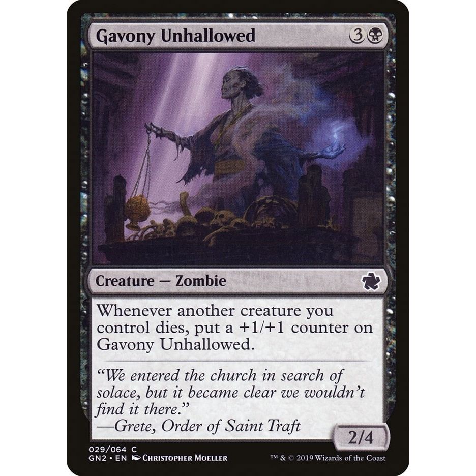 Image for Gavony Unhallowed (29) (GN2) - Magic: The Gathering