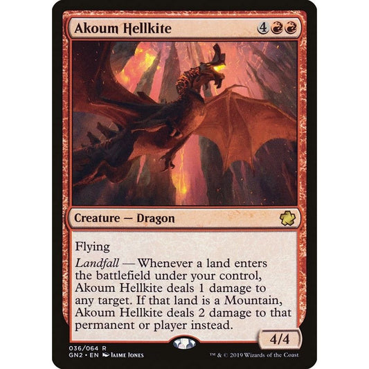 Image for Akoum Hellkite (36) (GN2) - Magic: The Gathering