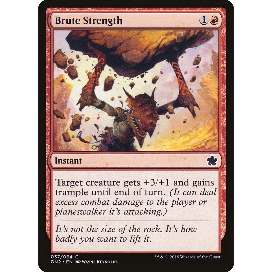 Image for Brute Strength (37) (GN2) - Magic: The Gathering