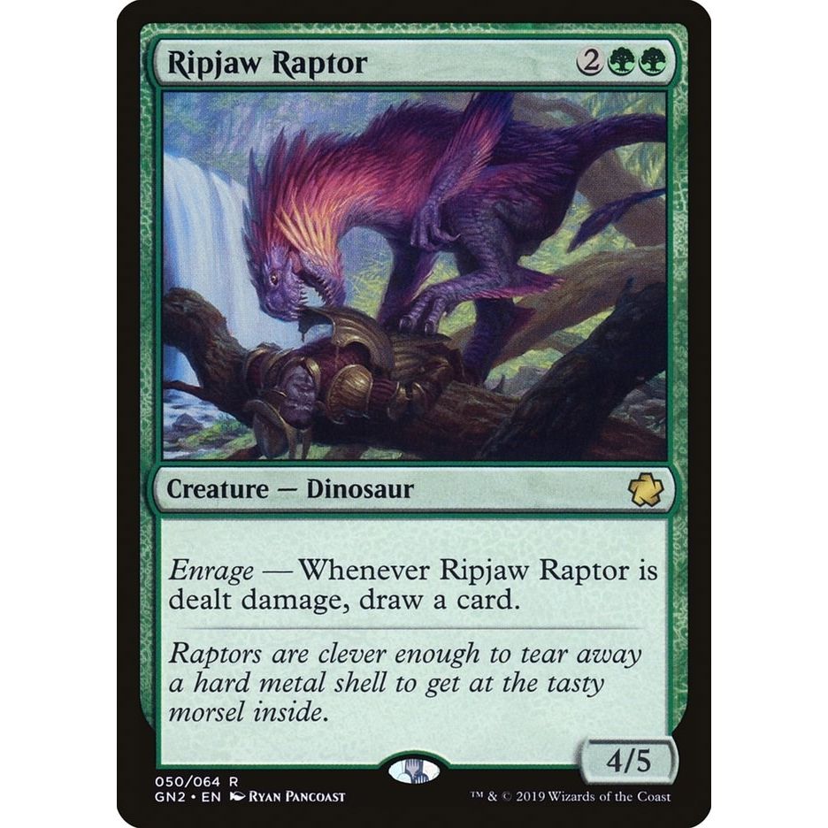 Image for Ripjaw Raptor (50) (GN2) - Magic: The Gathering