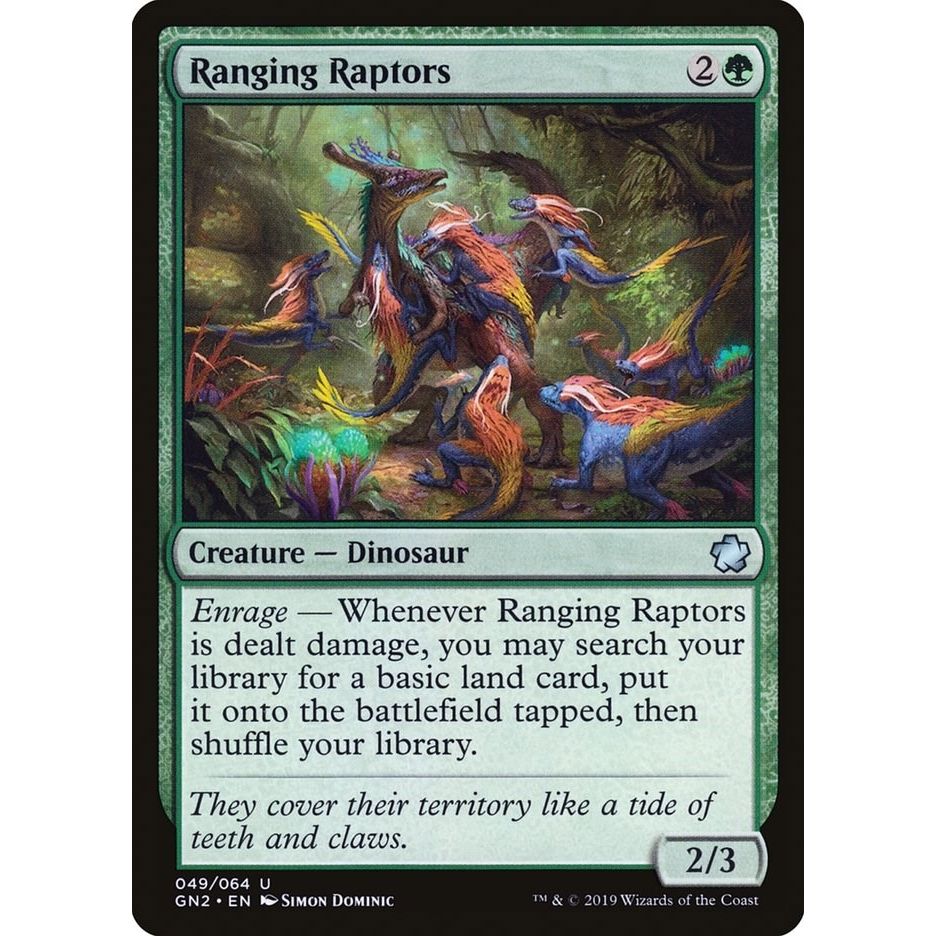 Image for Ranging Raptors (49) (GN2) - Magic: The Gathering