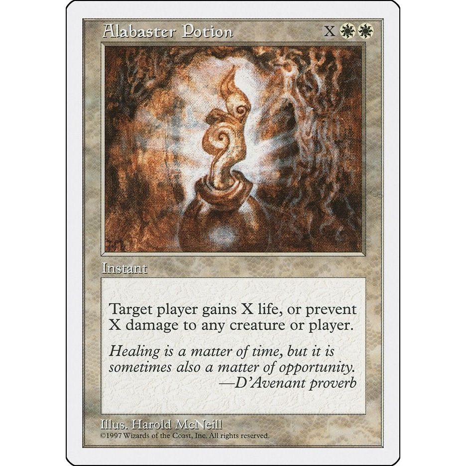 Image for Alabaster Potion (5ED) - Magic: The Gathering