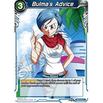 Image for Bulma's Advice (BT8-042) (DBS-B08) - Dragon Ball Super: Masters