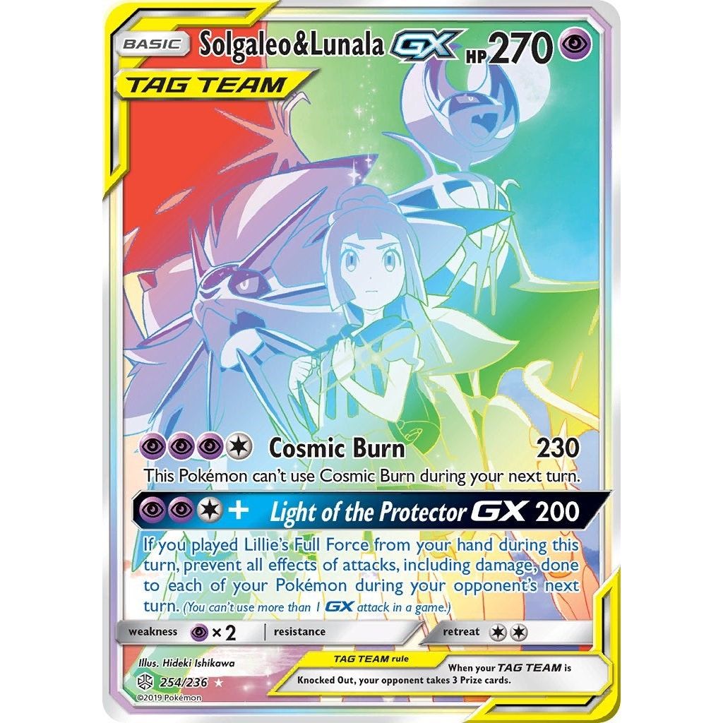 Image for Solgaleo & Lunala GX (Secret) (254/236) (SM12) - Pokemon
