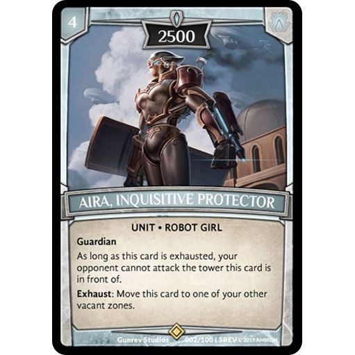 Image for AIRA, Inquisitive Protector (2/100 | 5REV) (REV) - Argent Saga TCG