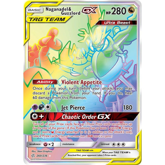 Image for Naganadel & Guzzlord GX (Secret) (260/236) (SM12) - Pokemon