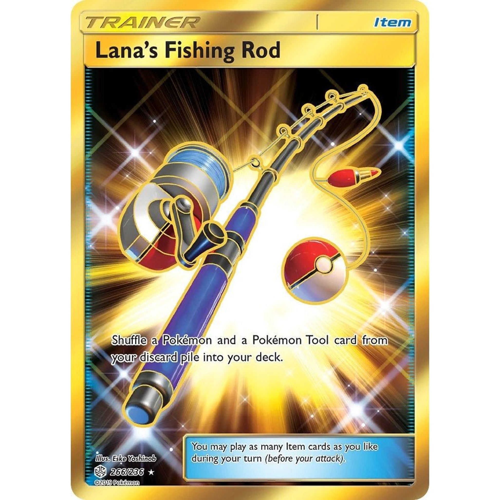 Image for Lana's Fishing Rod (Secret) (266/236) (SM12) - Pokemon