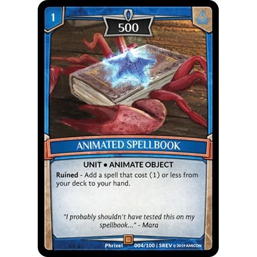 Image for Animated Spellbook (4/100 | 5REV) (REV) - Argent Saga TCG