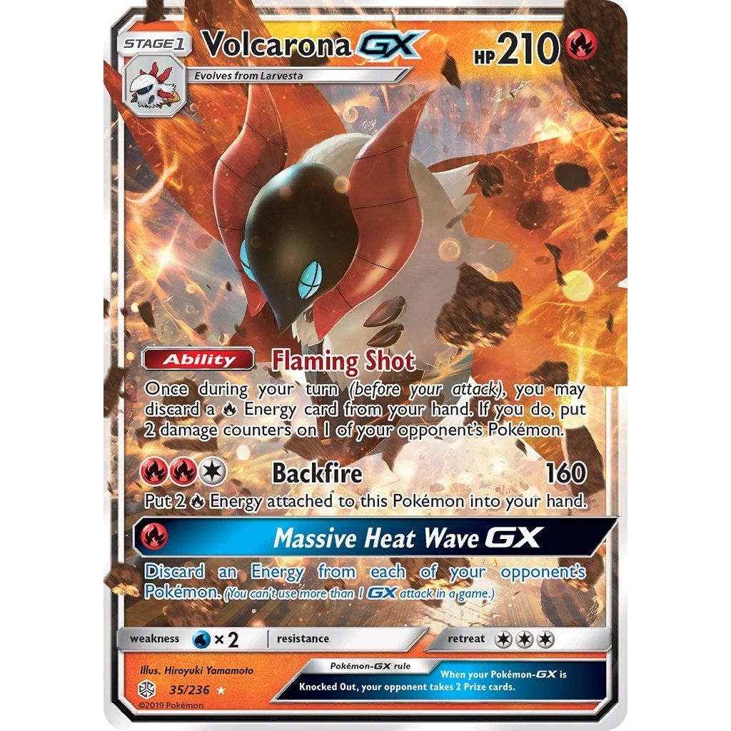 Image for Volcarona GX (35/236) (SM12) - Pokemon