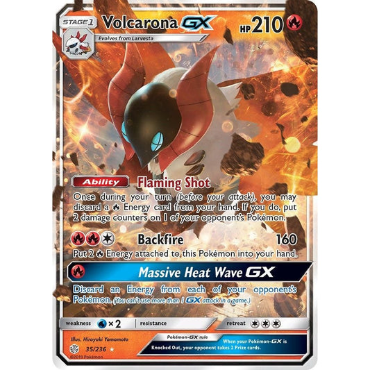 Image for Volcarona GX (35/236) (SM12) - Pokemon