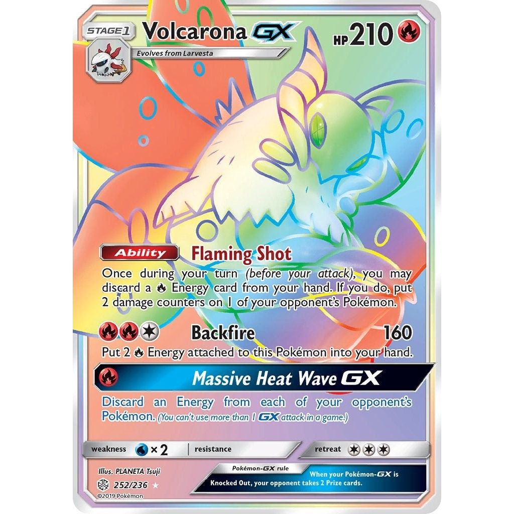 Image for Volcarona GX (Secret) (252/236) (SM12) - Pokemon