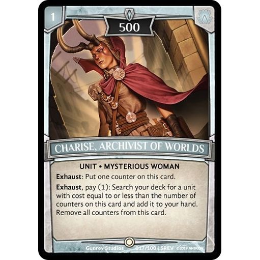 Image for Charise, Archivist of Worlds (17/100 | 5REV) (REV) - Argent Saga TCG