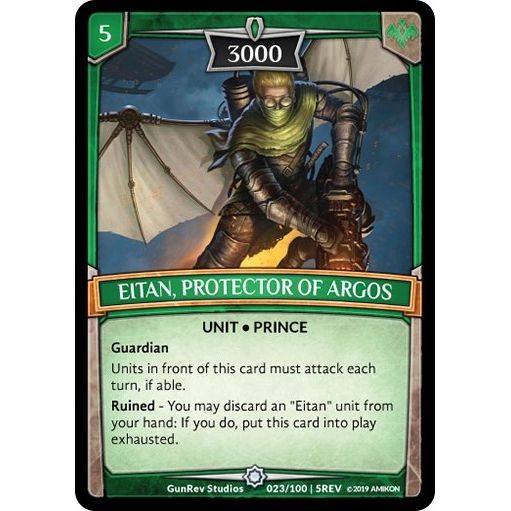 Image for Eitan, Protector of Argos (23/100 | 5REV) (REV) - Argent Saga TCG