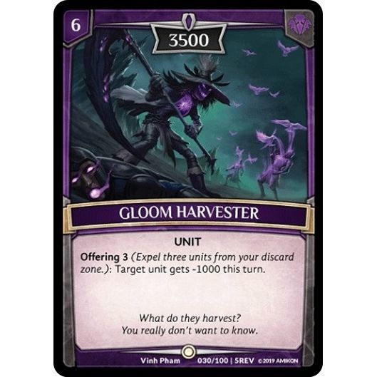 Image for Gloom Harvester (30/100 | 5REV) (REV) - Argent Saga TCG
