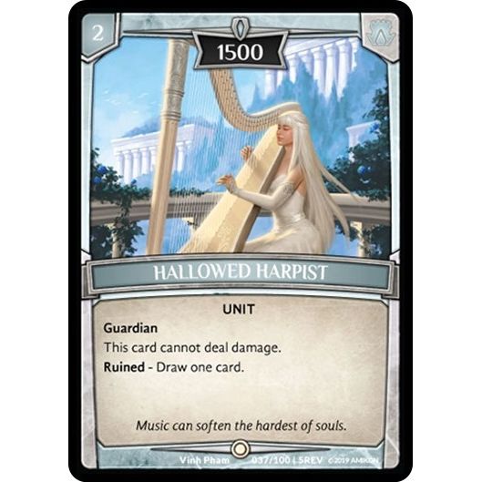 Image for Hallowed Harpist (37/100 | 5REV) (REV) - Argent Saga TCG
