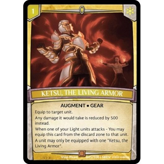 Image for Ketsu, the Living Armor (41/100 | 5REV) (REV) - Argent Saga TCG