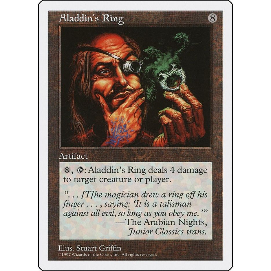 Image for Aladdin's Ring (5ED) - Magic: The Gathering