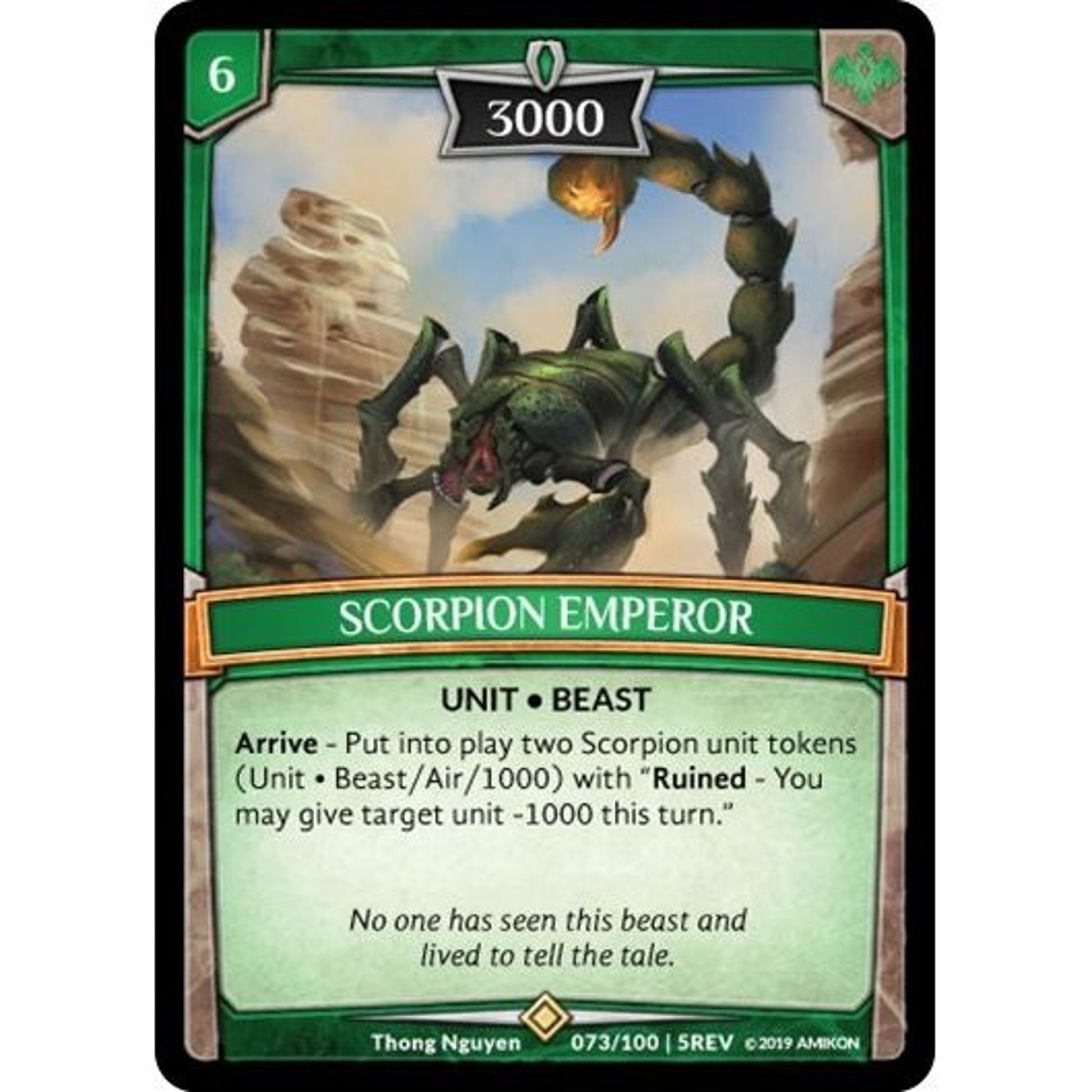 Image for Scorpion Emperor (73/100 | 5REV) (REV) - Argent Saga TCG
