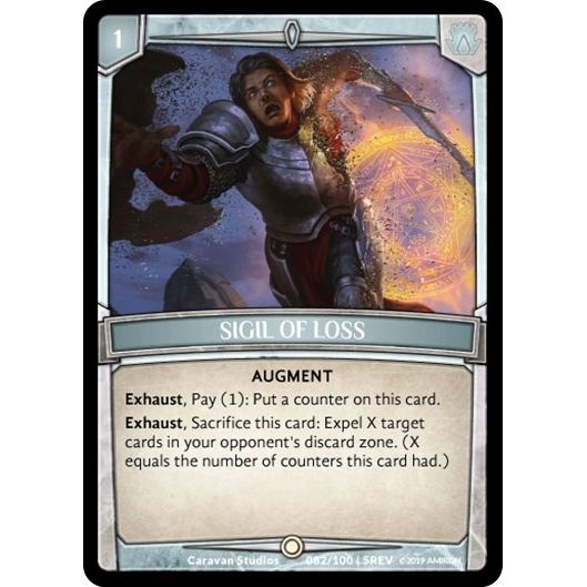 Image for Sigil of Loss (82/100 | 5REV) (REV) - Argent Saga TCG