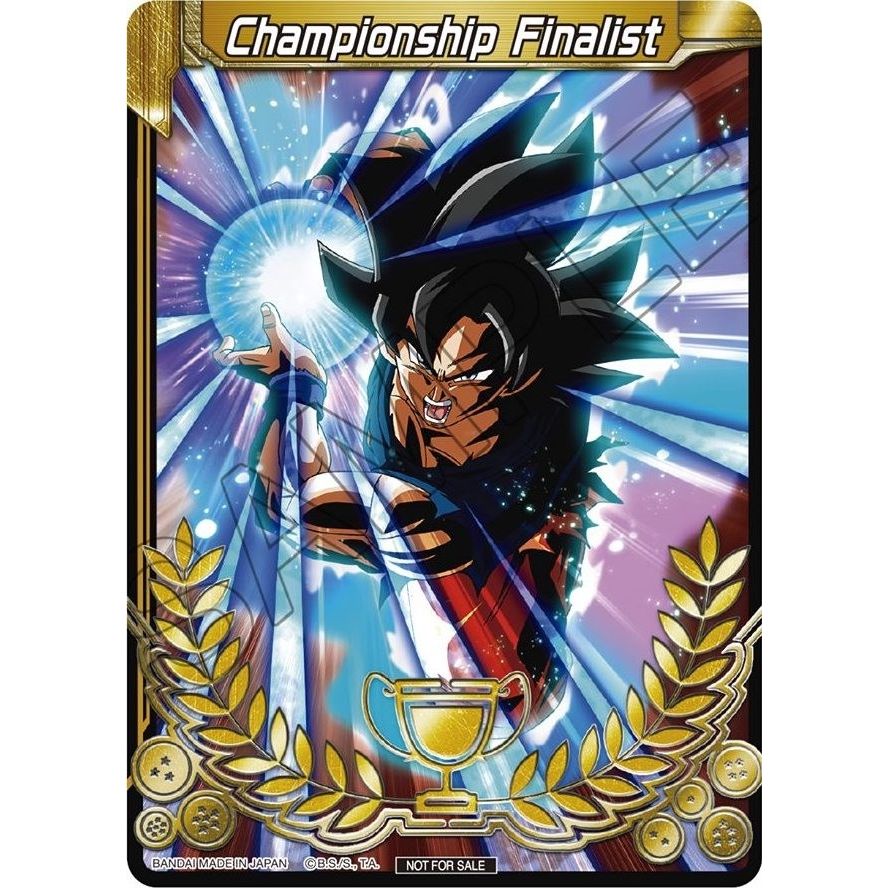 Image for Championship Final 2019 Merit Card (Finalist) (TPR) - Dragon Ball Super: Masters