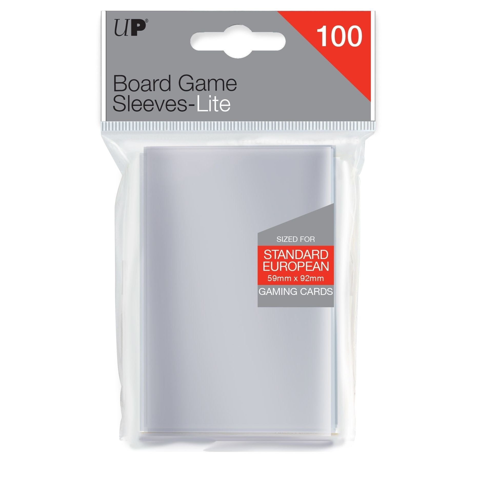 Image for Lite Standard European Board Game Sleeves - 59mm X 92mm (100-Pack) - Card Sleeves