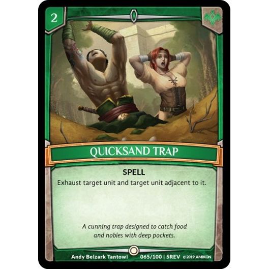 Image for Quicksand Trap (65/100 | 5REV) (REV) - Argent Saga TCG