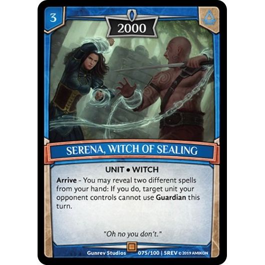 Image for Serena, Witch of Sealing (75/100 | 5REV) (REV) - Argent Saga TCG