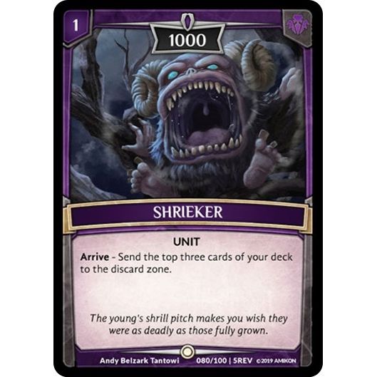Image for Shrieker (80/100 | 5REV) (REV) - Argent Saga TCG
