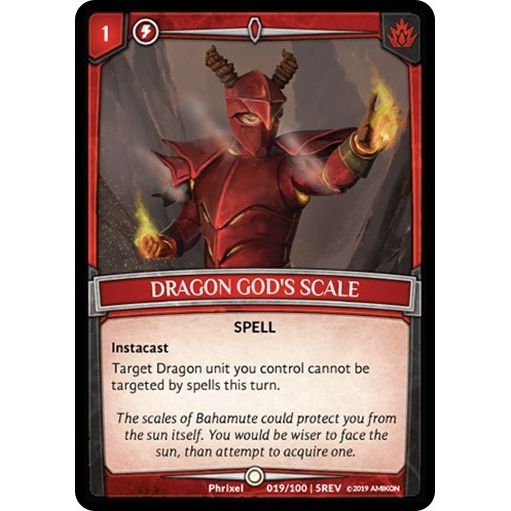 Image for Dragon God's Scale (19/100 | 5REV) (REV) - Argent Saga TCG