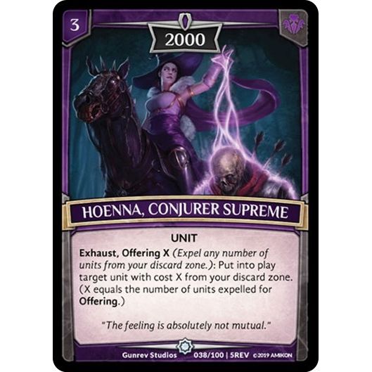 Image for Hoenna, Conjurer Supreme (38/100 | 5REV) (REV) - Argent Saga TCG