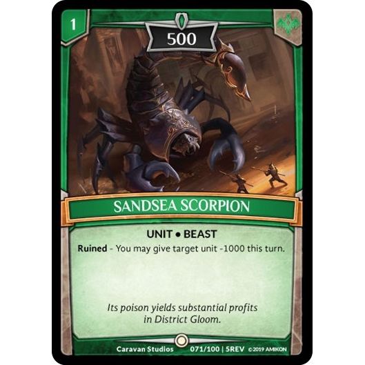 Image for Sandsea Scorpion (71/100 | 5REV) (REV) - Argent Saga TCG
