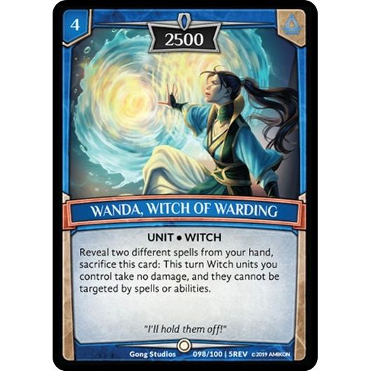 Image for Wanda, Witch of Warding (98/100 | 5REV) (REV) - Argent Saga TCG
