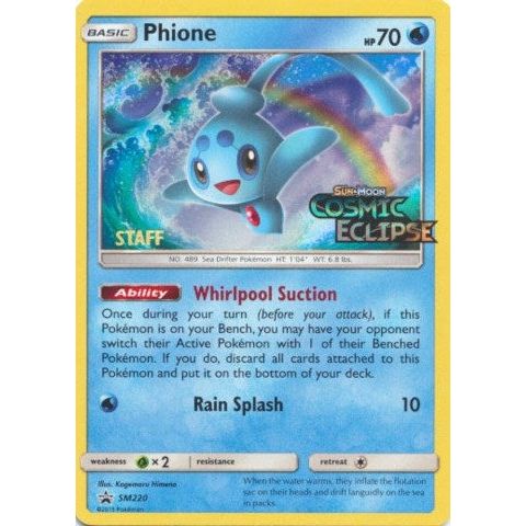 Image for Phione - SM220 (Prerelease) [Staff] (SM220) (SMP) - Pokemon