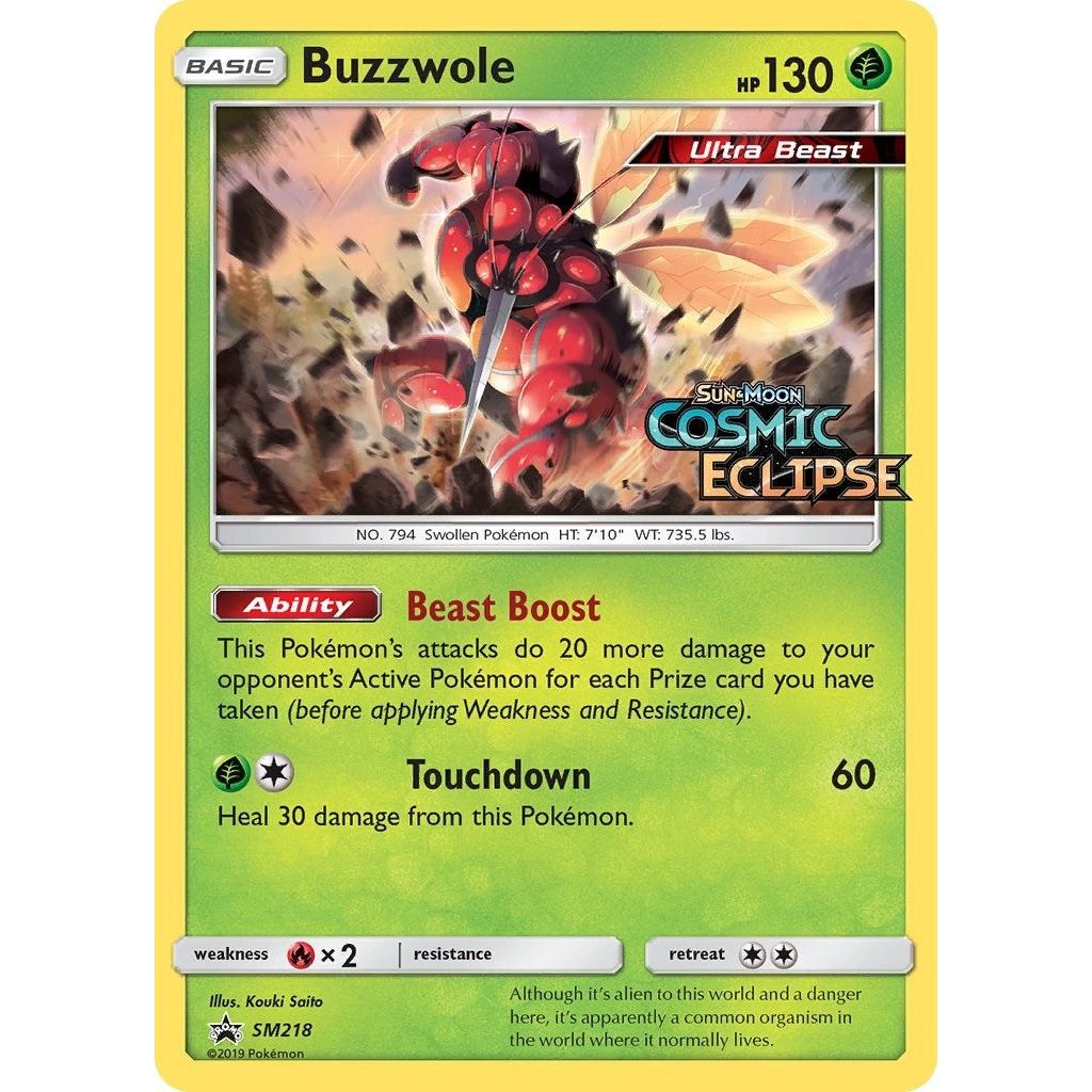Image for Buzzwole - SM218 (Prerelease) (SM218) (SMP) - Pokemon