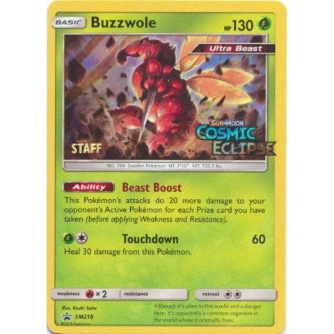 Image for Buzzwole - SM218 (Prerelease) [Staff] (SM218) (SMP) - Pokemon