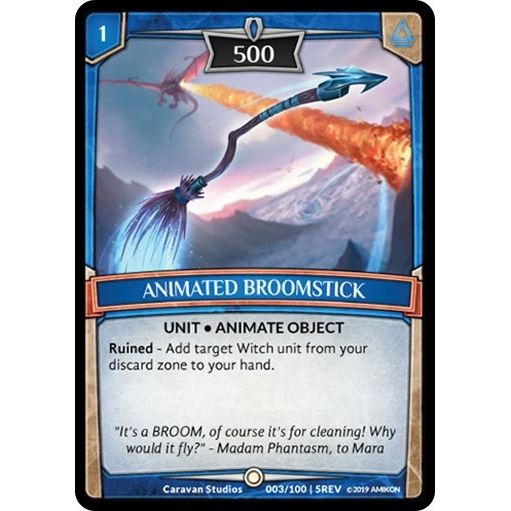 Image for Animated Broomstick (3/100 | 5REV) (REV) - Argent Saga TCG