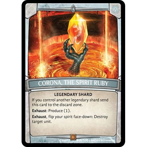 Image for Corona, the Spirit Ruby (18/100 | 5REV) (REV) - Argent Saga TCG
