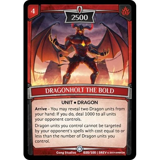 Image for Dragonholt the Bold (20/100 | 5REV) (REV) - Argent Saga TCG