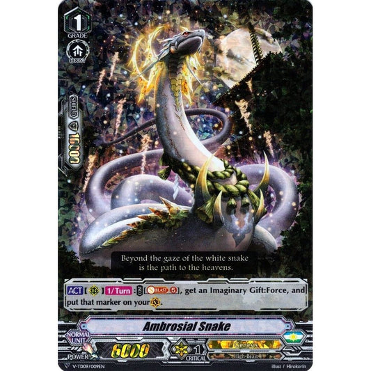 Image for Ambrosial Snake (RRR Foil) (V-TD09/009EN) (V-TD09) - Cardfight Vanguard