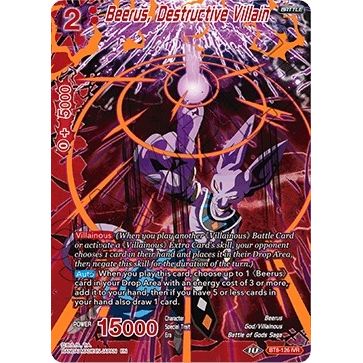 Image for Beerus, Destructive Villain (BT8-126) (DBS-B08) - Dragon Ball Super: Masters