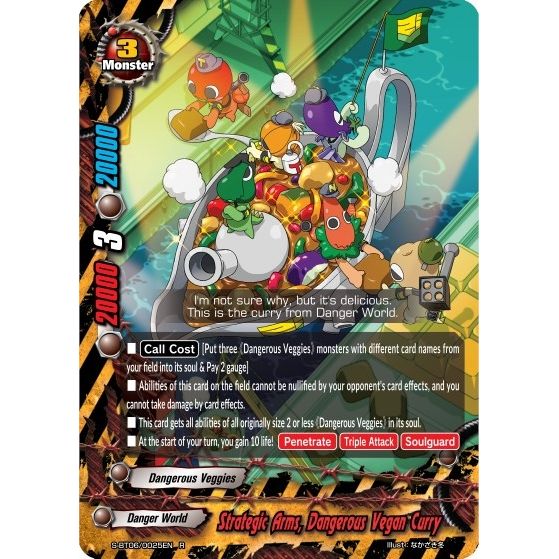 Image for Strategic Arms, Dangerous Vegan Curry (S-BT06/0025EN) (S-BT06) - Future Card BuddyFight