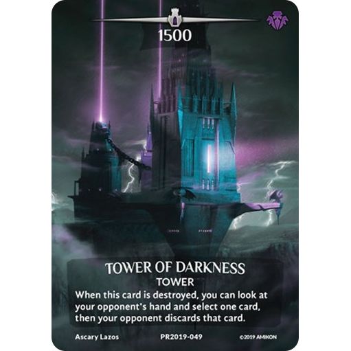 Image for Tower of Darkness (Serial Numbered) (PR2019-049) (PR) - Argent Saga TCG