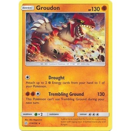 Image for Groudon - 113/236 (Cracked Ice Holo) (113/236) (PR) - Pokemon