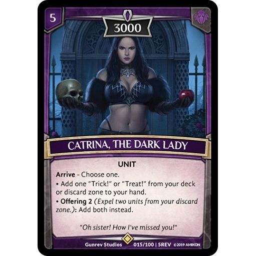 Image for Catrina, the Dark Lady (15/100 | 5REV) (REV) - Argent Saga TCG