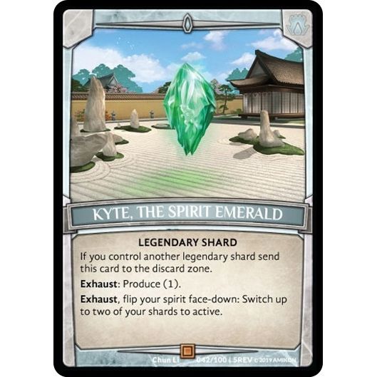 Image for Kyte, the Spirit Emerald (42/100 | 5REV) (REV) - Argent Saga TCG