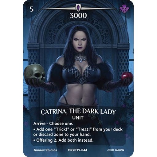 Image for Catrina, the Dark Lady (Serial Numbered) (PR2019-044) (PR) - Argent Saga TCG