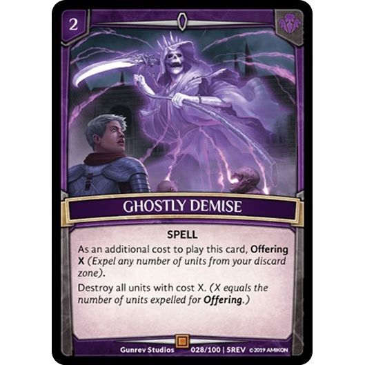 Image for Ghostly Demise (28/100 | 5REV) (REV) - Argent Saga TCG