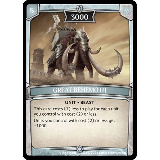 Image for Great Behemoth (35/100 | 5REV) (REV) - Argent Saga TCG