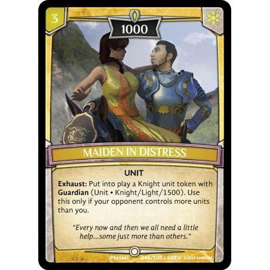 Image for Maiden in Distress (46/100 | 5REV) (REV) - Argent Saga TCG